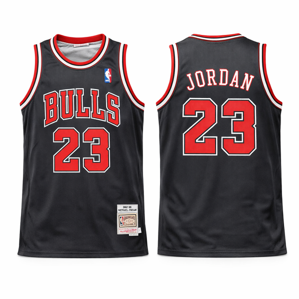 Chicago Bulls Pánský Retro Basketbalový Dres, Jordan. Retro Hardwood Classics, Černý