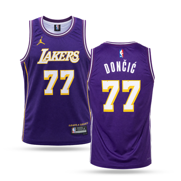 LA Lakers Pánský Basketbalový Dres, Dončič. Purple