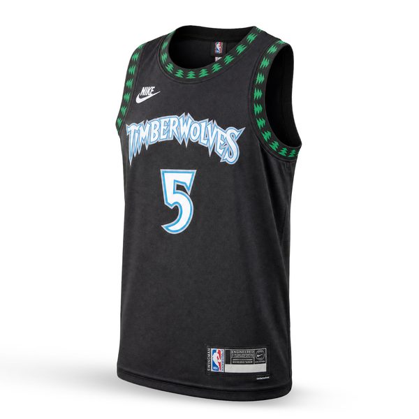 Minnesota Timberwolves Pánský Retro Basketbalový Dres, Edwards. Retro Hardwood Classics, Tmavě Modrý