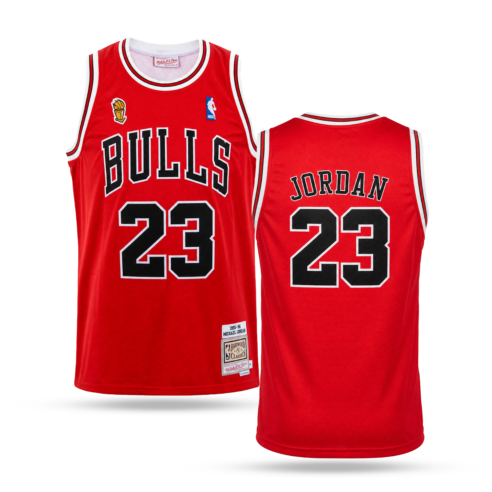 Chicago Bulls Pánský Retro Basketbalový Dres, Jordan. Retro Hardwood Classics, Červený