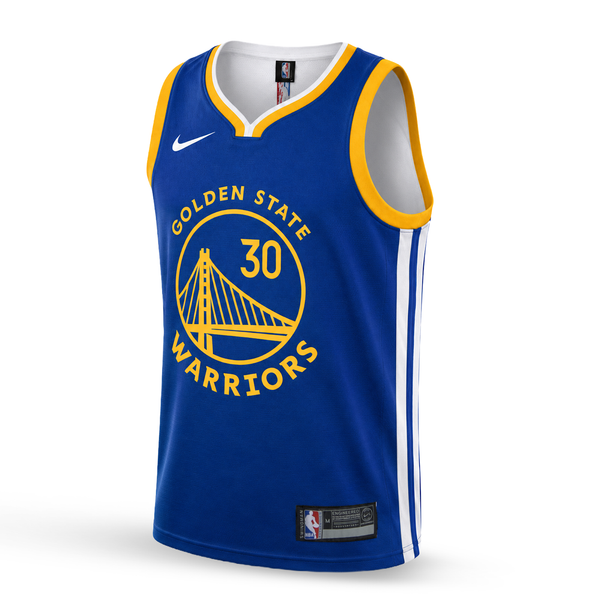 Golden State Warriors Pánský Basketbalový Dres, Curry. Modrý