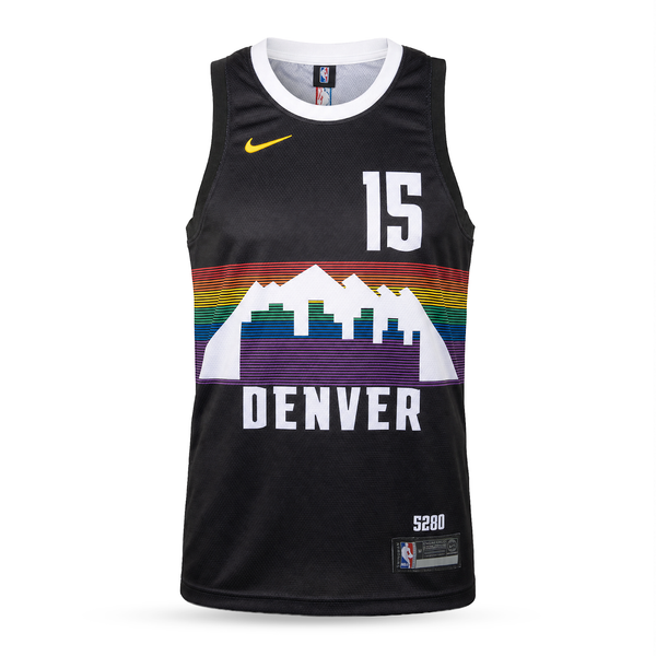 Denver Nuggets Pánský Basketbalový Dres, Jokić. Černý