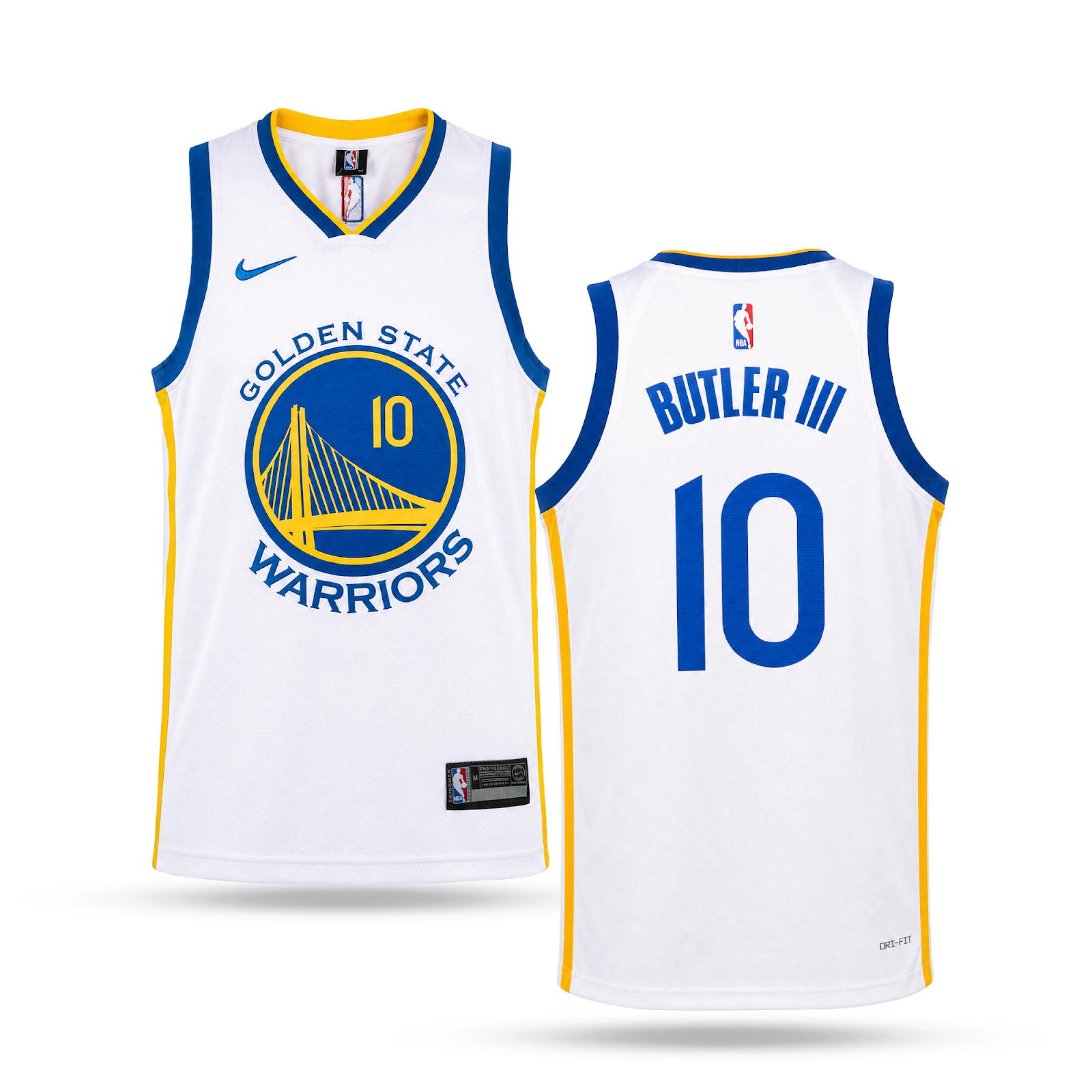 Golden State Warriors Pánský Basketbalový Dres, Butler. Bílý