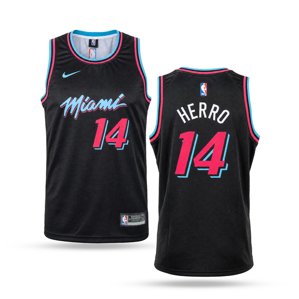 Miami Heat Pánský Basketbalový Dres, Herro. Černý