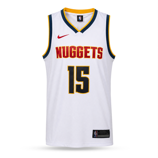 Denver Nuggets Pánský Basketbalový Dres, Jokič. Bílý