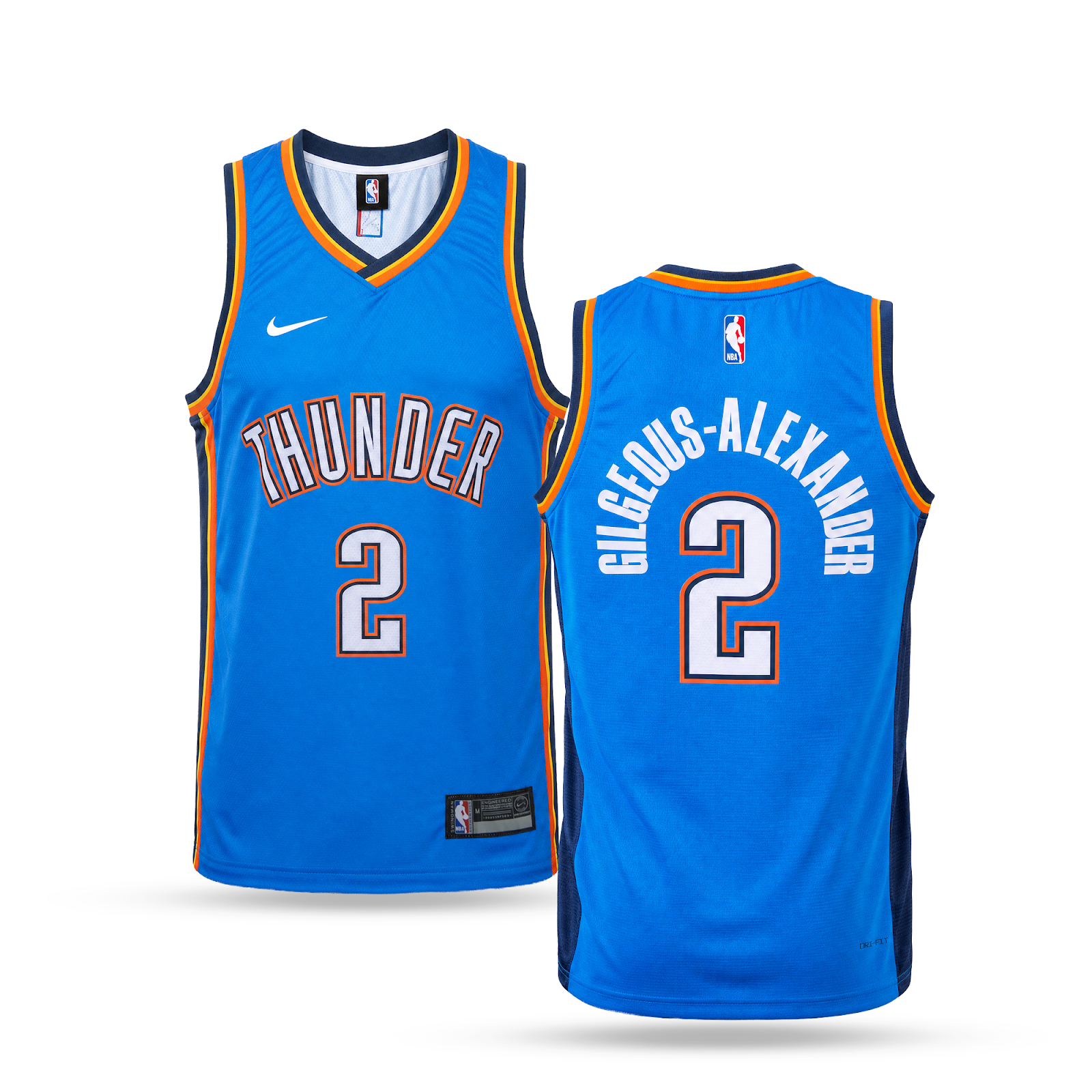 Oklahoma City Thunder Pánský Basketbalový Dres, Alexander. Modrá