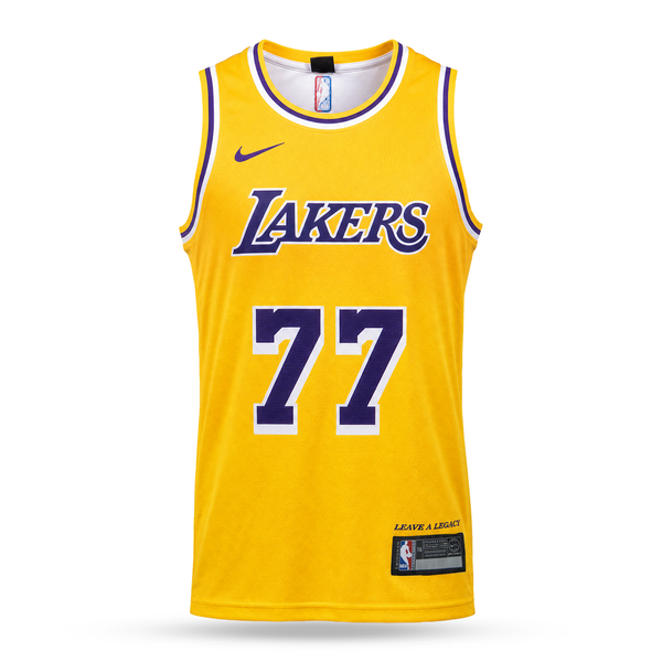 LA Lakers Pánský Basketbalový Dres, Dončič. 26/27, Žlutý