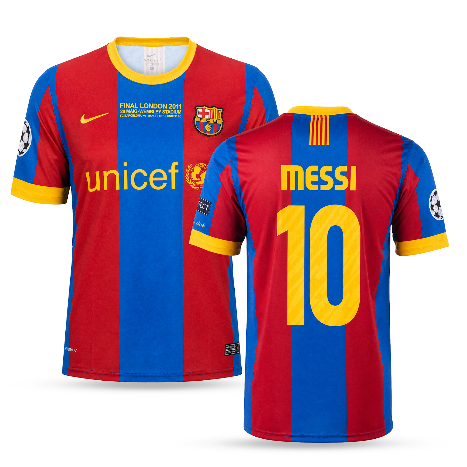 Pánský dres Barcelona, Messi. CL finále 2011