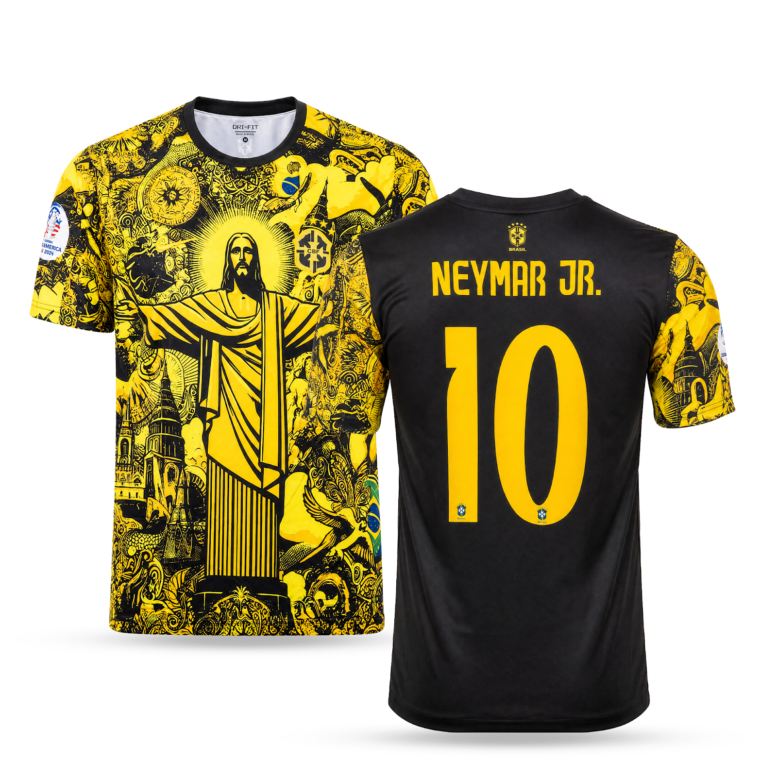 Pánský dres Brazílie, žlutý, Neymar Jr. Speciální edice