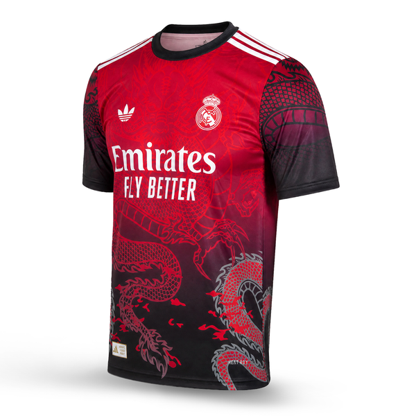 Pánský dres Real Madrid, červený, Ronaldo. Dračí edice 2025