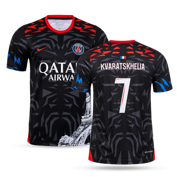 Pánský dres PSG, Kvaratskhelia. Speciální edice 24/25