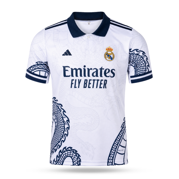 Pánský dres Real Madrid, Bellingham. Bílá dračí edice 2025