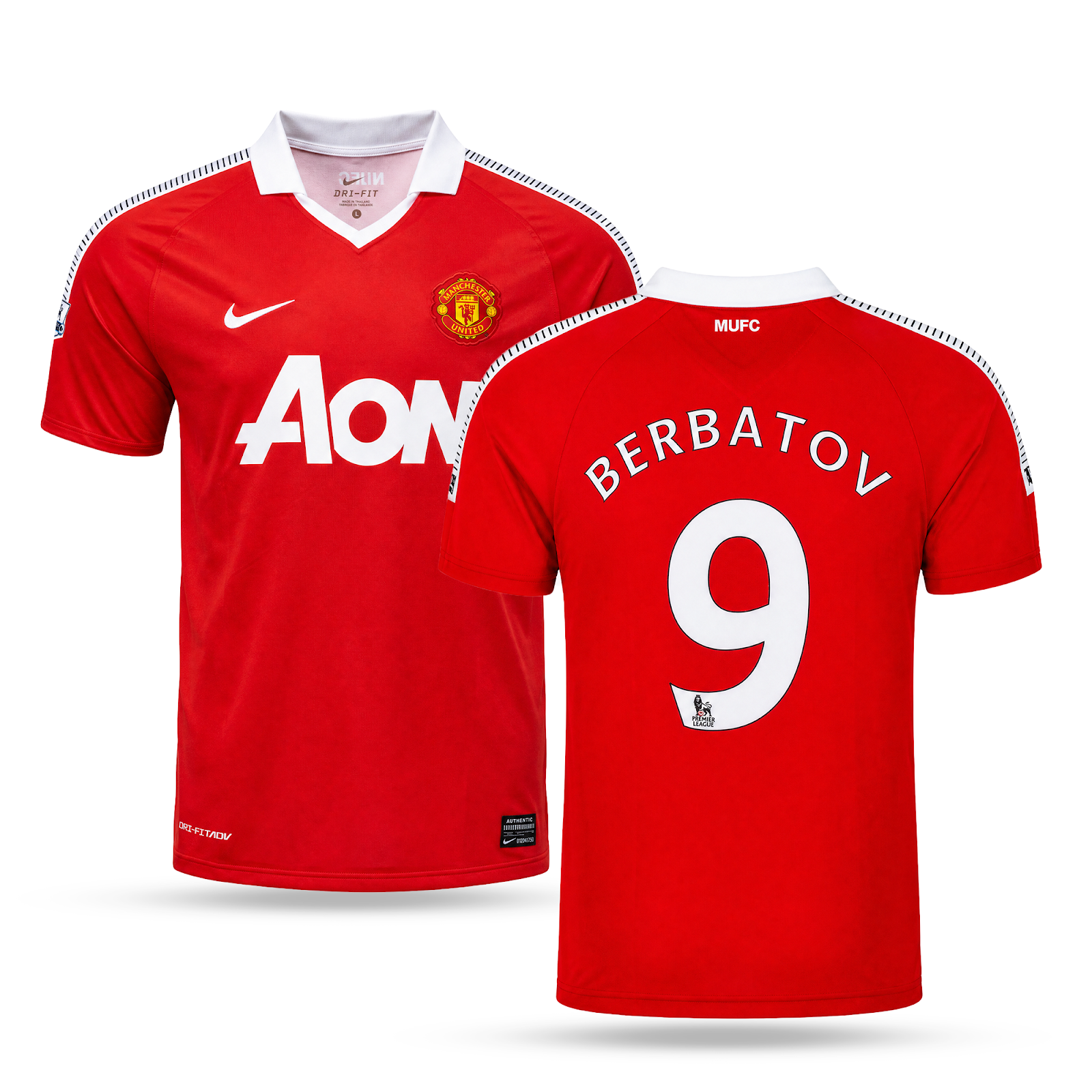Pánský dres Manchester United, Berbatov. Classic 10/11
