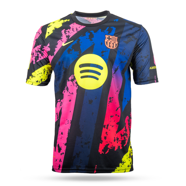 Pánský fluorescenční dres Barcelona, Yamal. Barevná neonová edice