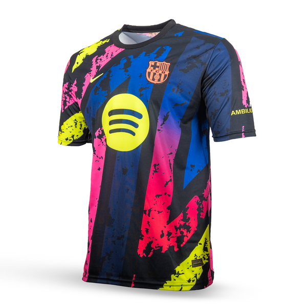 Pánský fluorescenční dres Barcelona, Yamal. Barevná neonová edice