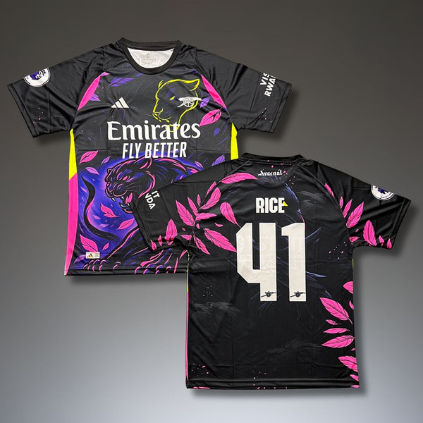 Pánské fluorescenční dres Arsenal, Rice. Edice neonová pantera