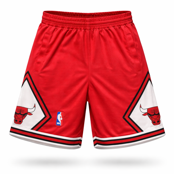 Chicago Bulls Pánské Šortky. Červené