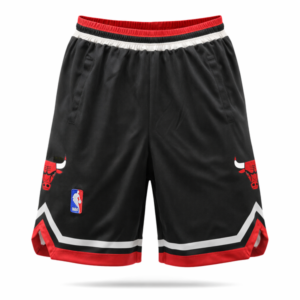 Chicago Bulls Pánské Šortky, Černé