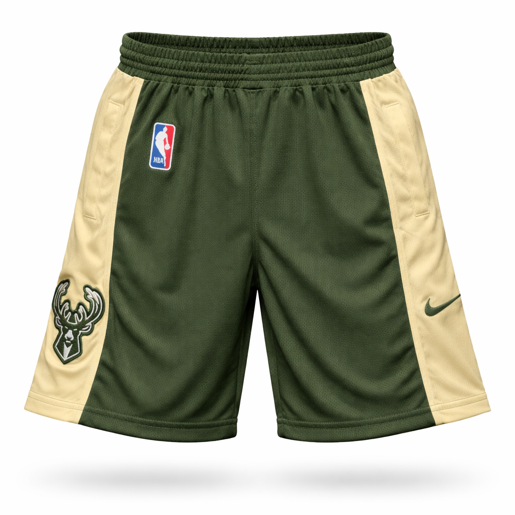 Milwaukee Bucks Pánské Šortky, Zelené