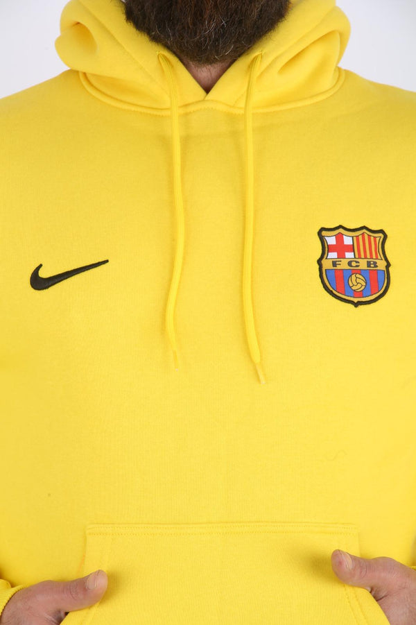 Barcelona Men Hoodie, Yellow