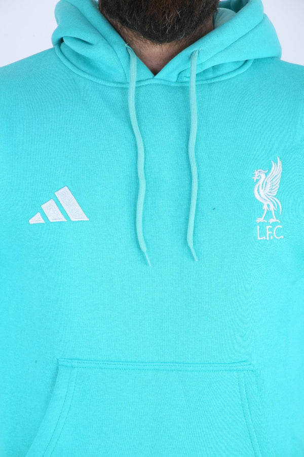 Liverpool Men Hoodie. Turquoise