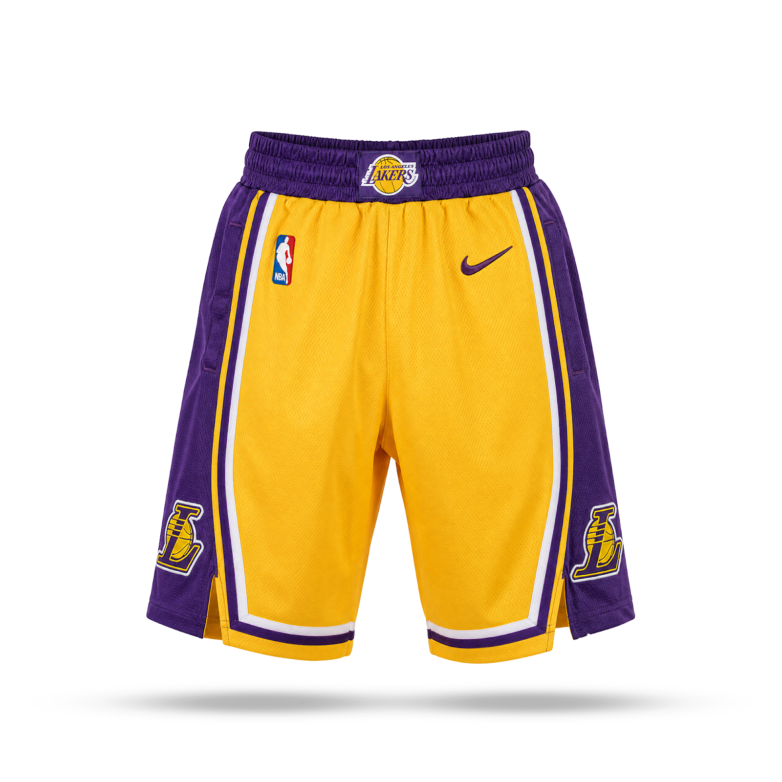 LA Lakers Pánské Klasické Šortky. Žluté