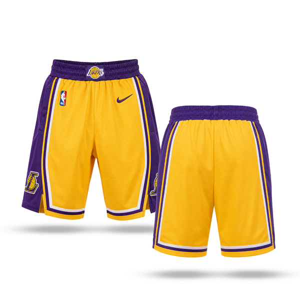 LA Lakers Pánské Klasické Šortky. Žluté