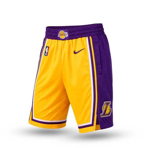 LA Lakers Pánské Klasické Šortky. Žluté