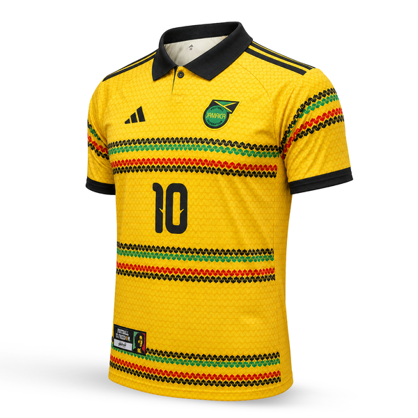 Jamajka Pánský Fotbalový Dres, Bob Marley. Bob Marley Edition, Žlutý