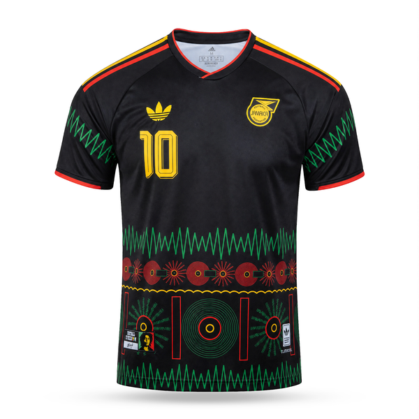 Jamajka Pánský Fotbalový Dres, Bob Marley. Bob Marley Edition, Černý
