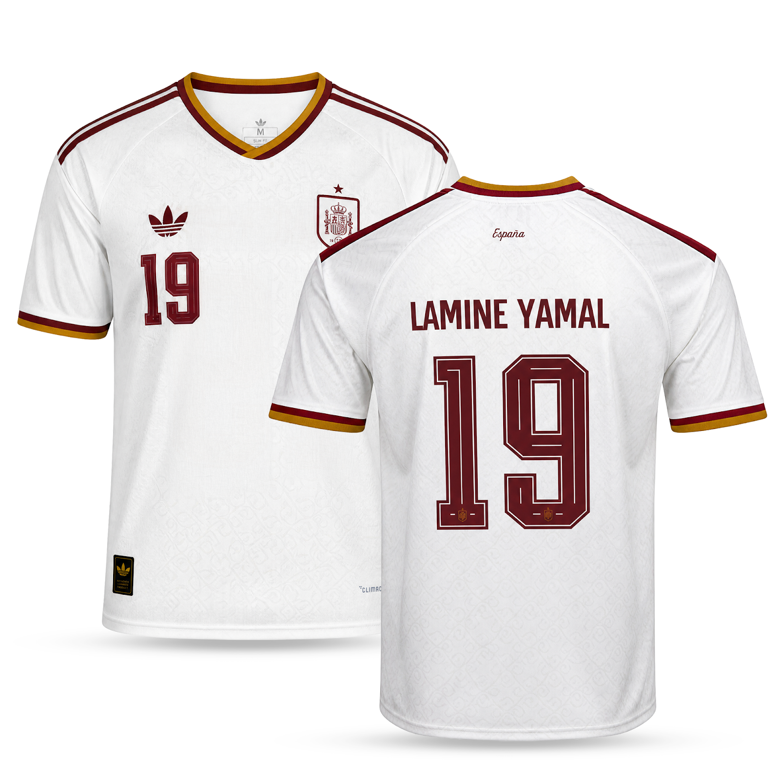 Španělsko Pánský Venkovní Fotbalový Dres, Yamal. World Cup 2026