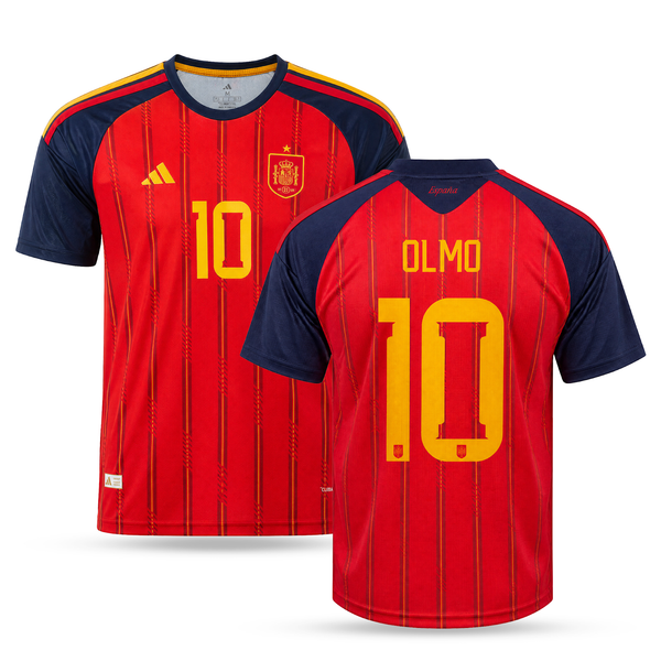 Španělsko Pánský Fotbalový Dres, Olmo. World Cup 2026