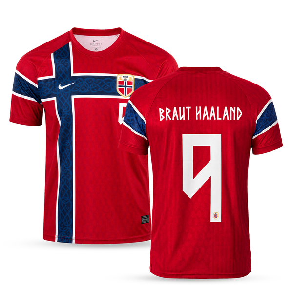 Norsko Pánský Fotbalový Dres, Haaland. World Cup 2026
