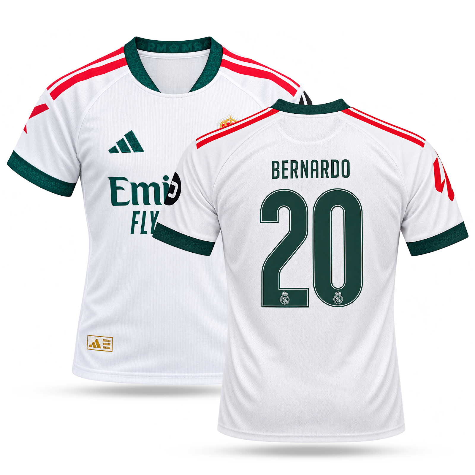 Real Madrid Mužský Fotbalový Dres, Bernardo. 26/27