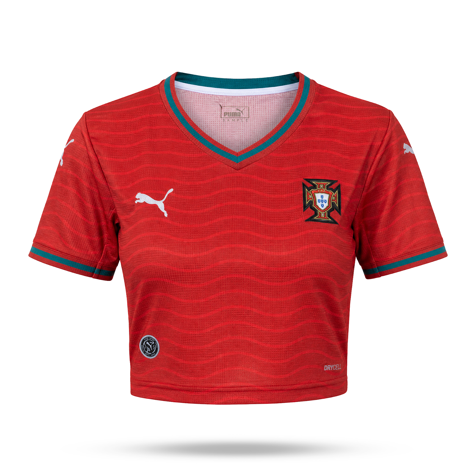 Portugalsko Dámský Fotbalový Krátký Top. World Cup 2026