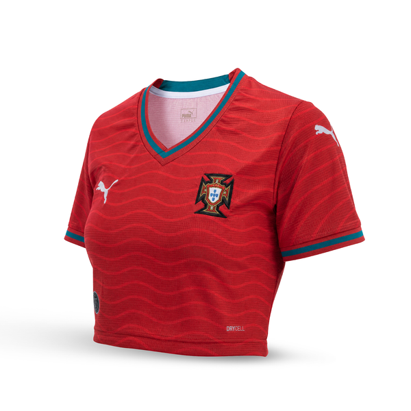 Portugalsko Dámský Fotbalový Krátký Top. World Cup 2026