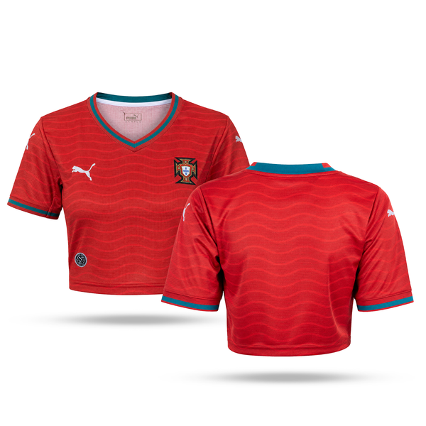 Portugalsko Dámský Fotbalový Krátký Top. World Cup 2026