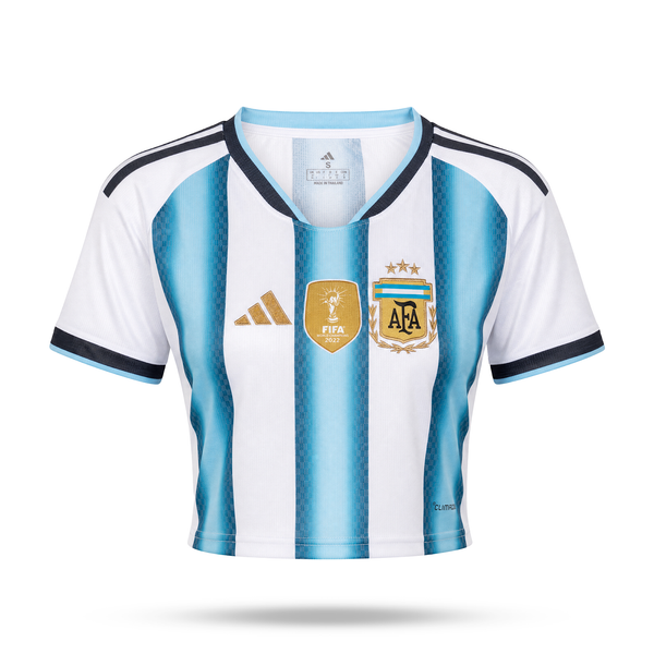 Argentina Dámský Fotbalový Krátký Top. World Cup 2026