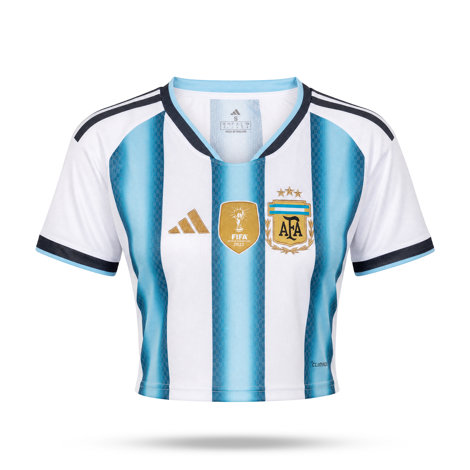 Argentina Dámský Fotbalový Krátký Top. World Cup 2026