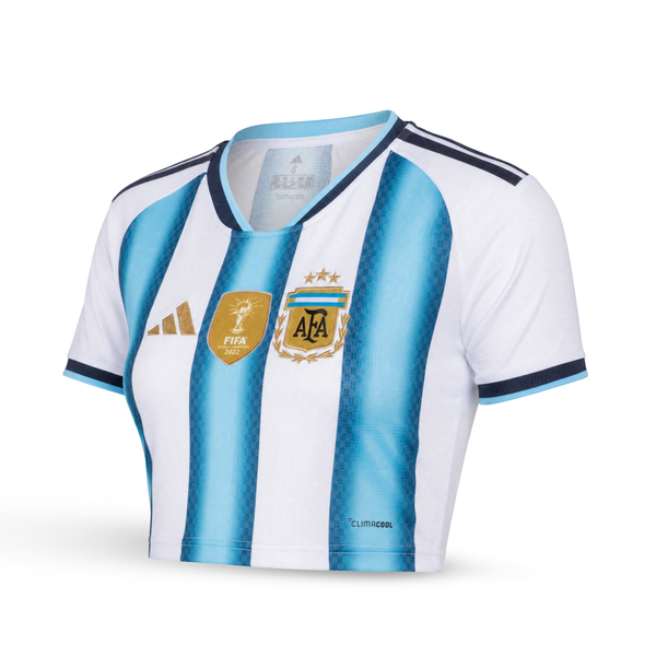 Argentina Dámský Fotbalový Krátký Top. World Cup 2026