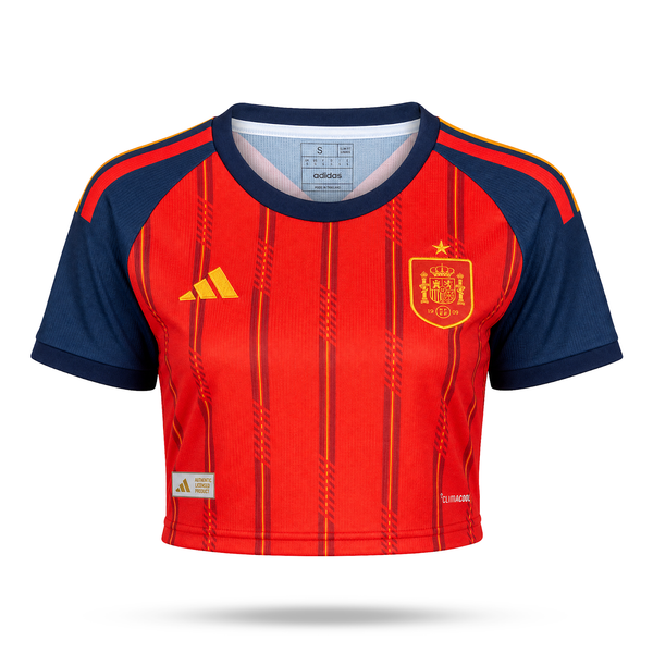 Španělsko Dámský Fotbalový Krátký Top. World Cup 2026