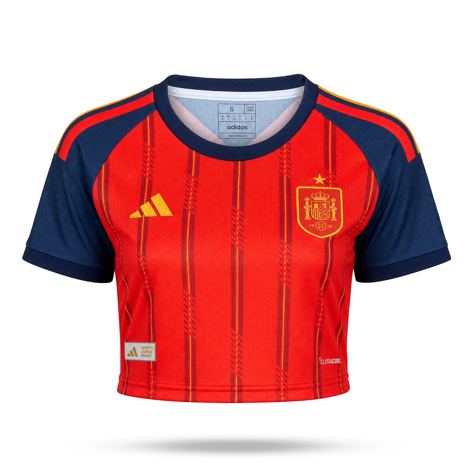 Španělsko Dámský Fotbalový Krátký Top. World Cup 2026