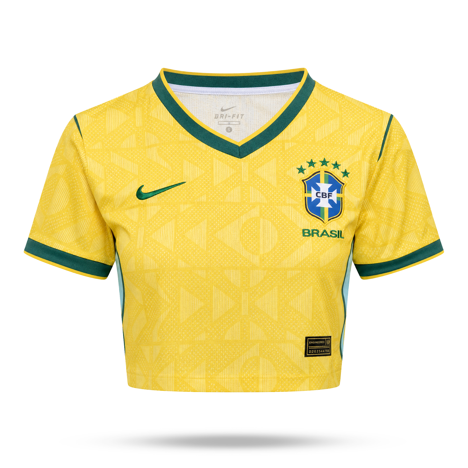 Brazílie Dámský Fotbalový Krátký Top. World Cup 2026