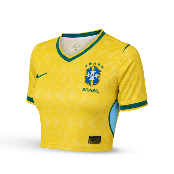 Brazílie Dámský Fotbalový Krátký Top. World Cup 2026