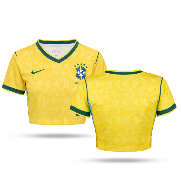 Brazílie Dámský Fotbalový Krátký Top. World Cup 2026