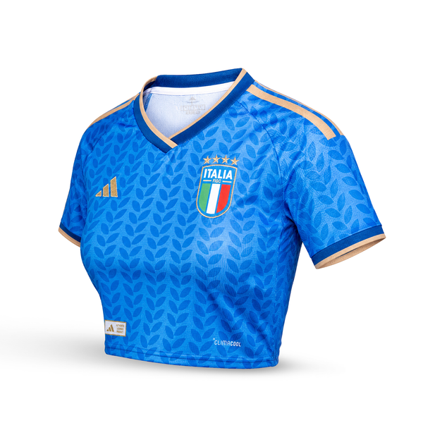 Itálie Dámský Fotbalový Krátký Top. World Cup 2026
